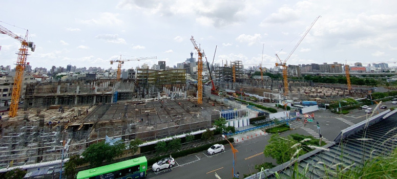 台中東區有三井Lalaport商場建設支撐，房價創高。 