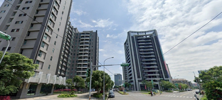 青埔高鐵特區的青商路為捷運A18站周遭少見的純住宅區域。