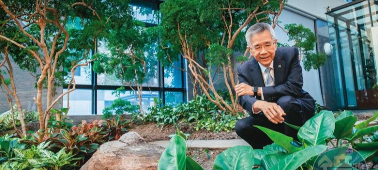 周俊吉關注環保超過30年，他認為企業營運可兼顧經濟與環保。
