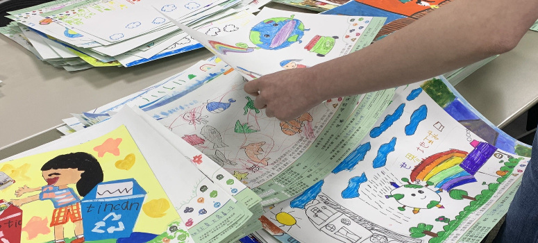 信義房屋繪畫比賽每年皆會吸引許多孩童參與，舉辦迄今邁入第五年，已累積超過3萬人次參加