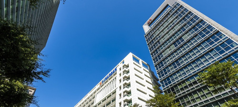 近來企業普遍偏好屋齡新的辦公產品，舊宗段、潭美段成內科廠辦市場交易新興熱點。(信義全球資產公司提供).