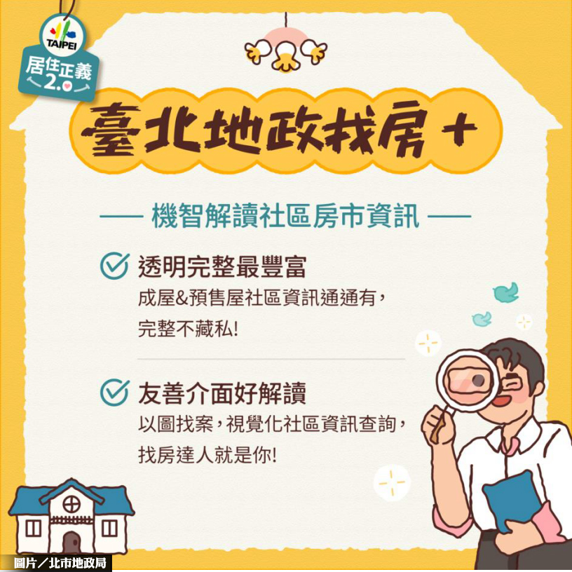 台北地政找房+