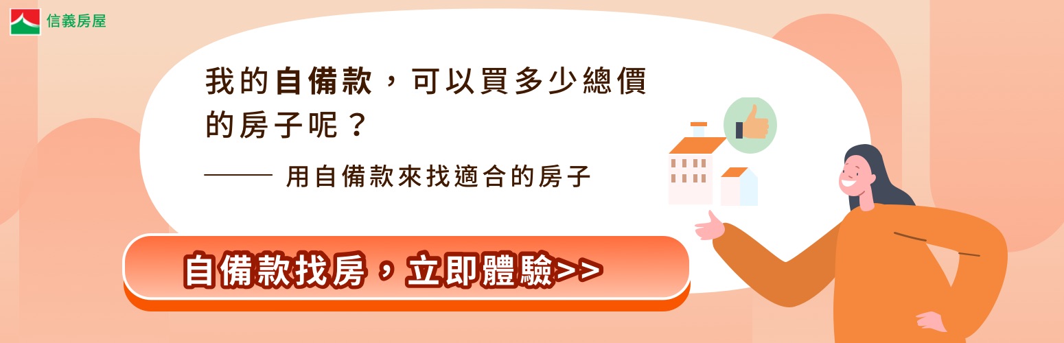 頭期款預算怎麼估？提供自備款/頭期款購屋金額試算，到底我目前的自備款金額、每月可支付房貸金額、貸款年限可以買到哪裡的房子？